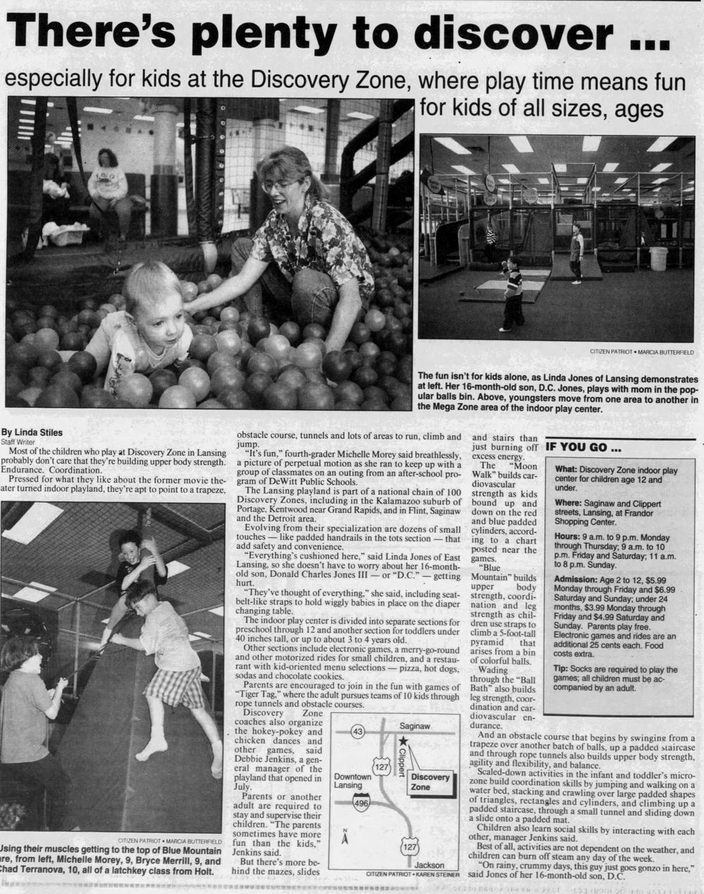 Discovery Zone - November 1994 Article (newer photo)